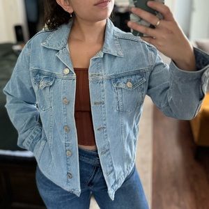 Light Wash Denim Jean Jacket